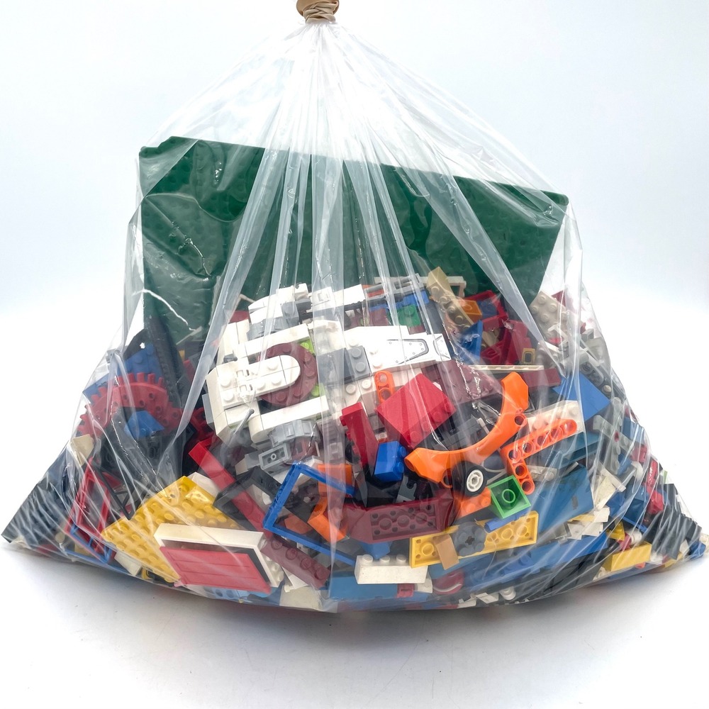 LEGO Building Bricks Mixed Lot Kids 5.4lb Multicolor Good Bulk Baseplate Pieces